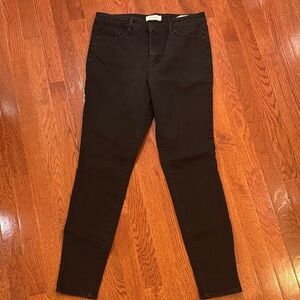 Jessica Simpson Dark Black Skinny Jeans